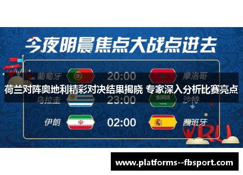 荷兰对阵奥地利精彩对决结果揭晓 专家深入分析比赛亮点